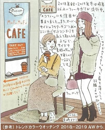 レディスウェアのカラー傾向を分析