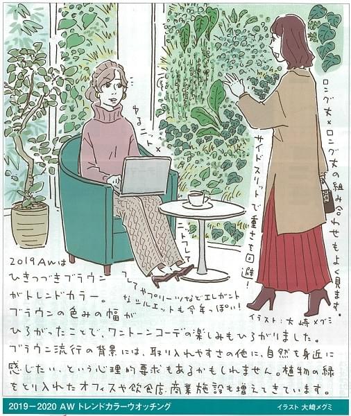 レディスウェアのカラー傾向を分析